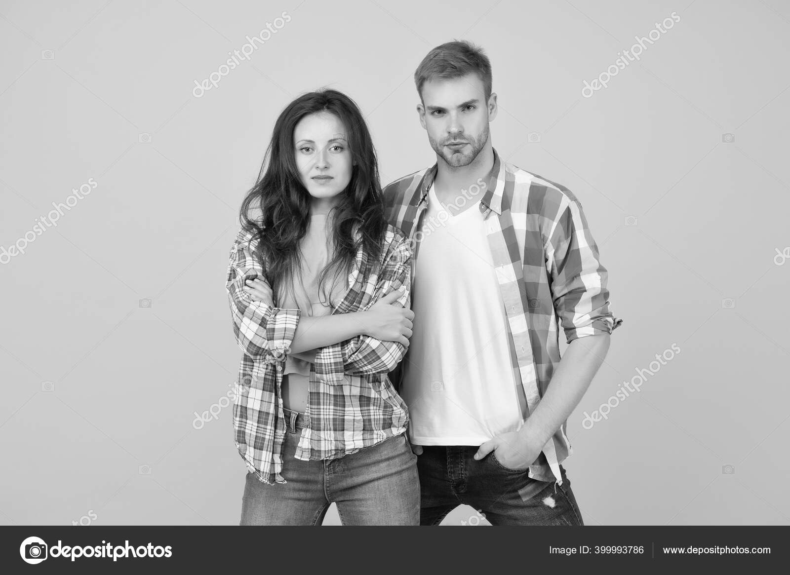 Summer season. Fashion clothes shop. Modern couple. Love and
