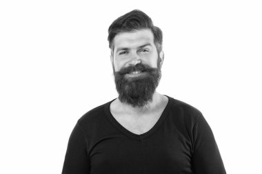 Hipster görünümü. Sakal modası. Sakallı hippi bıyıklı adam. Bahşişler sakallı. Erkek portresi. Sakal bırakmayı beklerken dağınık görüneceksin. Sakala dokunulmaması için sabırlı ol.