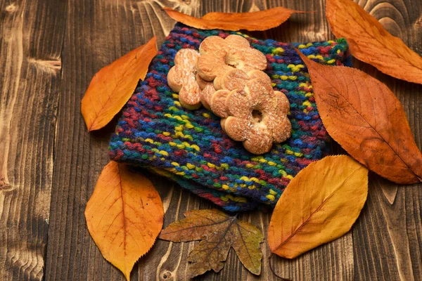 Conceito de padaria e sobremesas. Lanche tradicional para a hora do chá — Fotografia de Stock