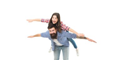 Tek yönlü bir rüyadalar. Mutlu uçma hayalleri. Sakallı adam ve küçük çocuk fotoğraf stüdyosunda oynuyorlar. Rüya tatili. Çocukluk rüyası. Uçakla yolculuk. Tatiller ve tatiller