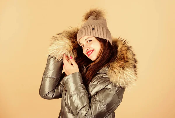 Fashion Winter Women Wear Down Jacket With Furry Girls, 48% OFF