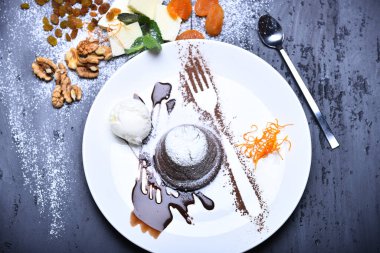 Konsept: Restoran menüsü, sağlıklı beslenme, ev yapımı ve su kabakları.