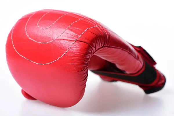 Lederen boksuitrusting voor vechten en trainen — Stockfoto