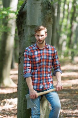 Ormandaki korucu, orman rehberi.