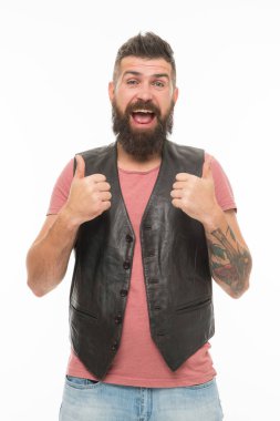 Son derece tatmin edici. Sakallı hippi vahşi adam. Ürün tavsiye konsepti. Berber dükkanı ve sakal bakımı. Bıyık ve sakal stili. Moda modası sakal tımar etme. Başarıyı ifade eden adam