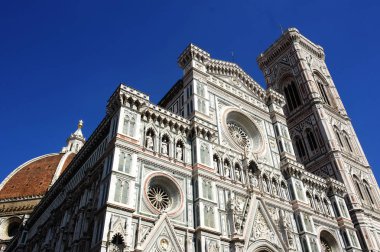 Floransa, İtalya, Floransa Katedrali, Brunnaleschi kubbesi, Giotto kulesi, Floransa şehir manzarası.
