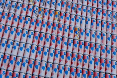 Ekoloji kavramı. Serin ve renkli dekoratif geri dönüşümlü olabilir. Sıfır Atık.