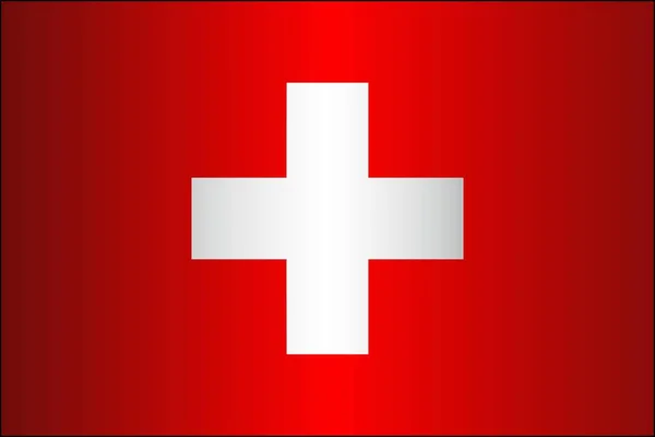 Svájc Illusztráció Polgári Zászló Svájc Képek Vektoros Grunge Zászlaja — Stock Vector
