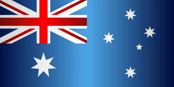 Grunge Drapeau Australie Illustration Résumé Drapeau Australie — Image vectorielle