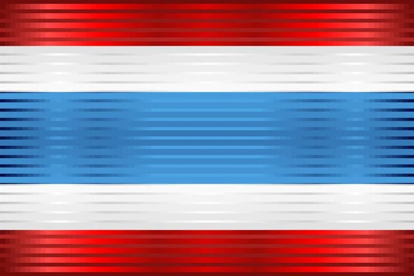 タイのシャイニー グランジの旗 イラスト 三次元タイの旗 — ストックベクタ