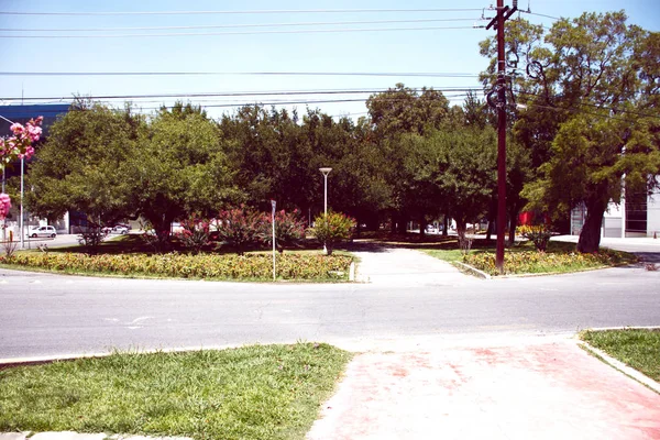 Park i Calzada San Pedro Monterrey — Stockfoto