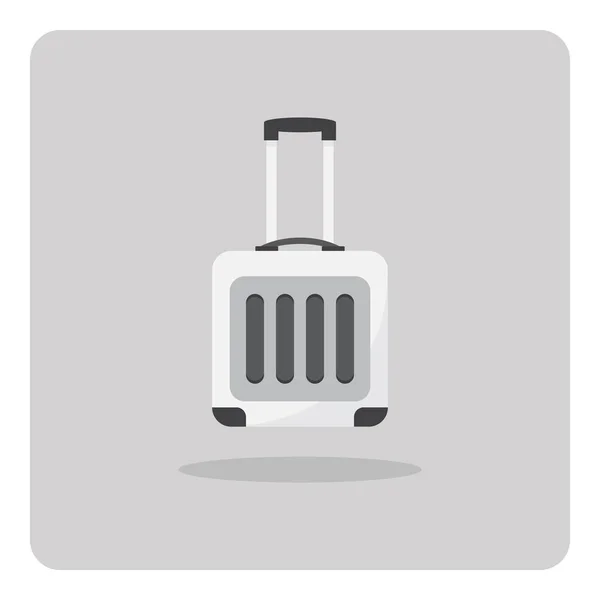 フラットアイコンのベクトルデザイン 孤立した背景に荷物を旅行 — ストックベクタ