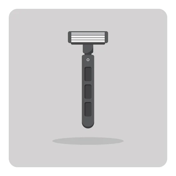 Vector Design Flat Icon Shaving Razor Isolated Background — Stock Vector