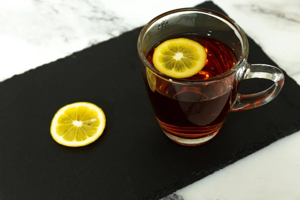 Чашка Чая Лимоном — стоковое фото