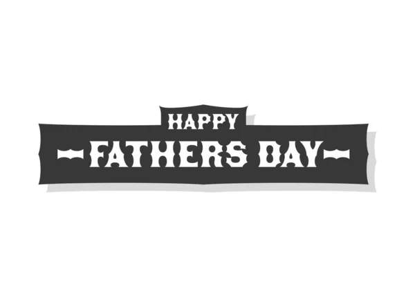 Happy Fathers Day Elemento Design Modello Social Media Presente Evento — Vettoriale Stock