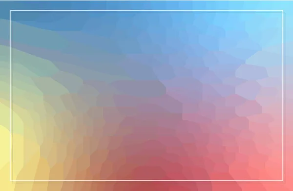 色彩斑斓不规则的多边形背景光谱抽象背景 病媒说明Eps — 图库矢量图片