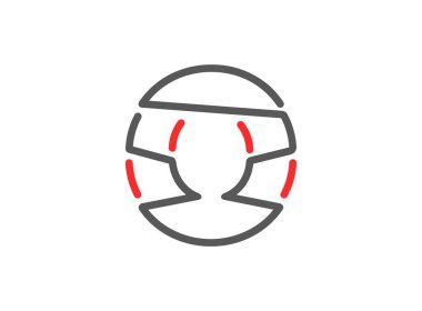 O vektör harfi, modern defsing. Çizgi, eşsiz yazı tipi. Poster, logo, marka etiketi vesaire için. Eps10 illüstrasyon      