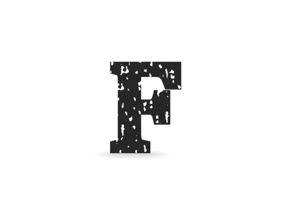 Letter Grungy Grunge Textuur Ontwerp Rubber Stempel Opdruk Stijl Voor — Stockvector