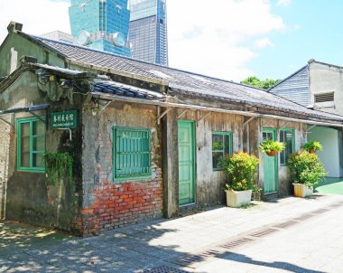 Taipei , Tayvan - 28 Temmuz 2019 : Dört güney Köyü basit Pazar.