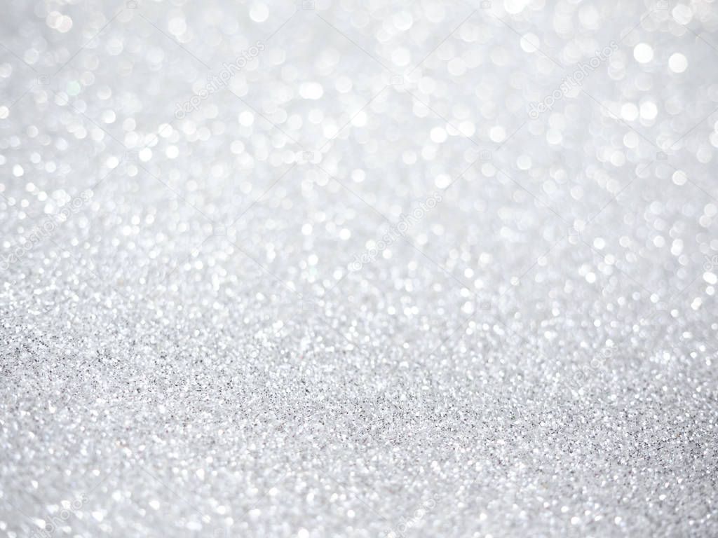 silver glitter abstract background