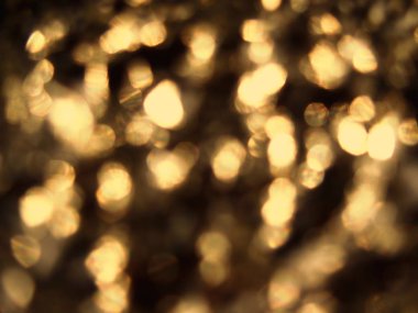 Tatil bokeh altın ışıklar arka plan
