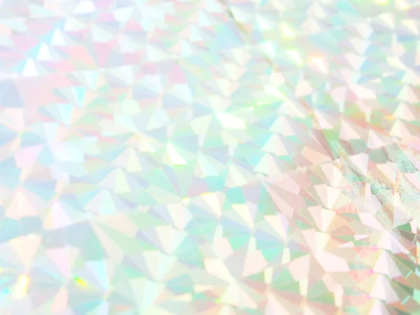 Holographische Bokeh grün blau und rosa Lichter festlichen Hintergrund — Stockfoto