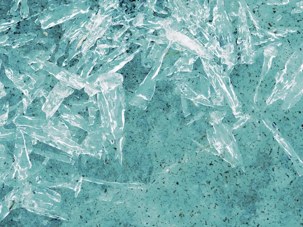 Blue ice abstract natural background — Stock Photo, Image