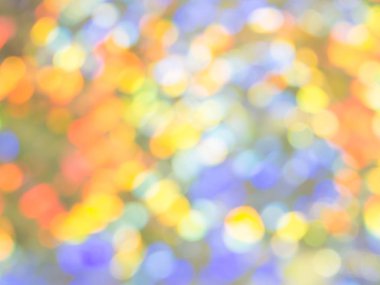 Renkli bokeh altın ışıklar arka plan