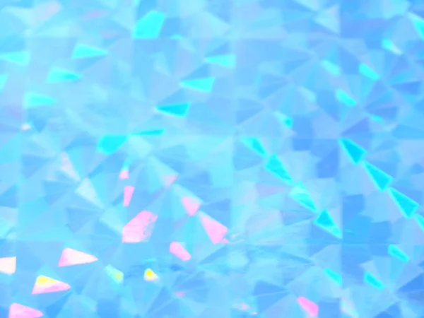 Holographic färgglada ceruleum blå ljus festlig bakgrund — Stockfoto
