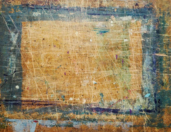 Texture of painted old plywood — Stock Photo, Image