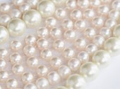 bílé perly textura.