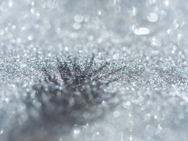 Silber glitter abstrakter Hintergrund — Stockfoto