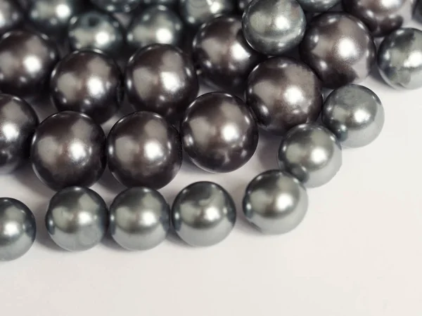 Perlas negras textura . — Foto de Stock