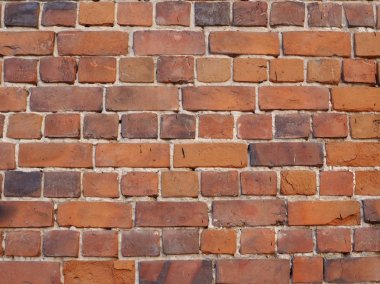 Yıpranmış eski tuğla duvar