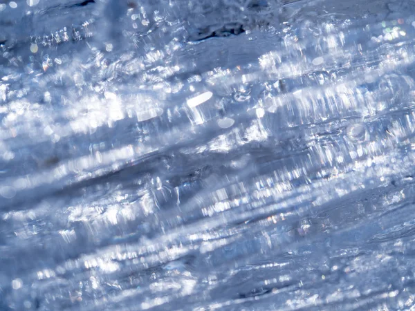 Blue ice abstract natural background — Stock Photo, Image