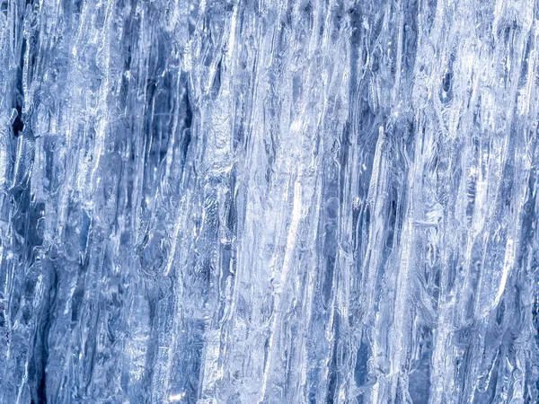 Hielo azul abstracto fondo natural — Foto de Stock