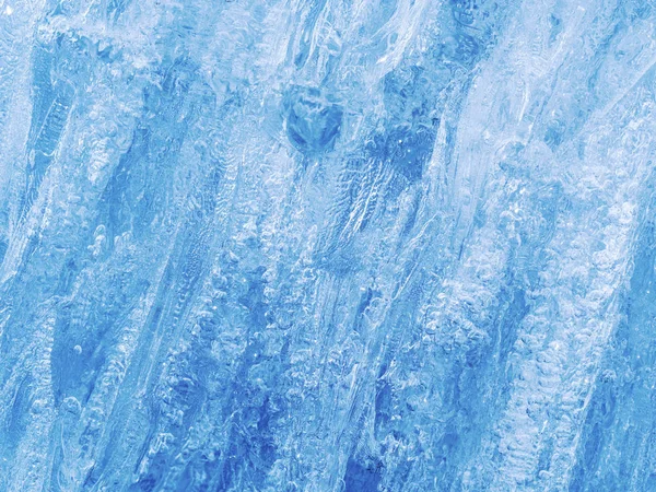 Blue ice abstract natural background — Stock Photo, Image