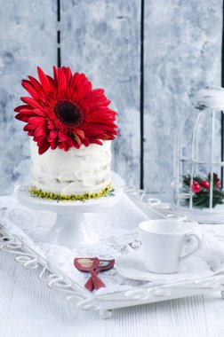 Krem peynirli havuçlu kek.