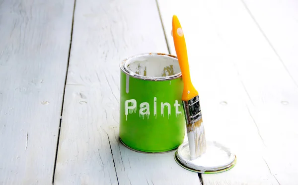 can of white paint