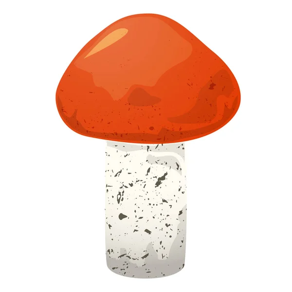 Champignon Comestible Leccinum Illustration Vectorielle Isolée Arrière Plan — Image vectorielle