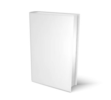 Model kitap kapağı, tasarım şablonu. Vektör çizimi