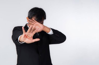 Açık el kaldırdı, Hiçbir işaret boyalı, çok amaçlı kavram - isola