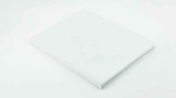 白い背景に空白の白い本のテンプレート. — ストック写真