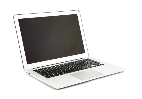 Laptop, Notebook mit Kopierraum isoliert auf weißer Rückseite — Stockfoto