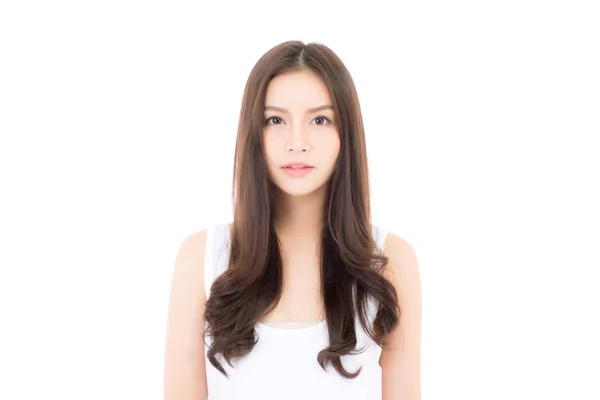 Ritratto di bella donna asiatica trucco di cosmetici, bellezza di — Foto Stock