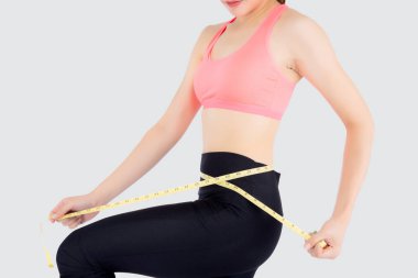 Güzel, ince, genç Asyalı kadın. Bel ölçüleri ince. 