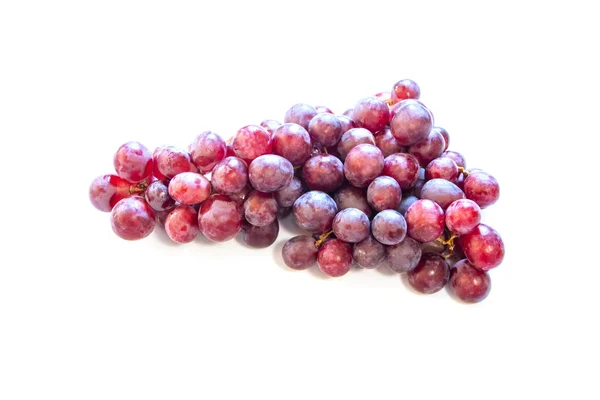 Red grape on white background — Stock Photo, Image