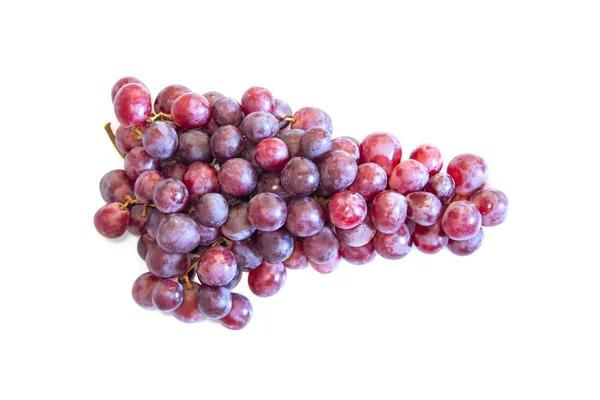 Red grape on white background — Stock Photo, Image