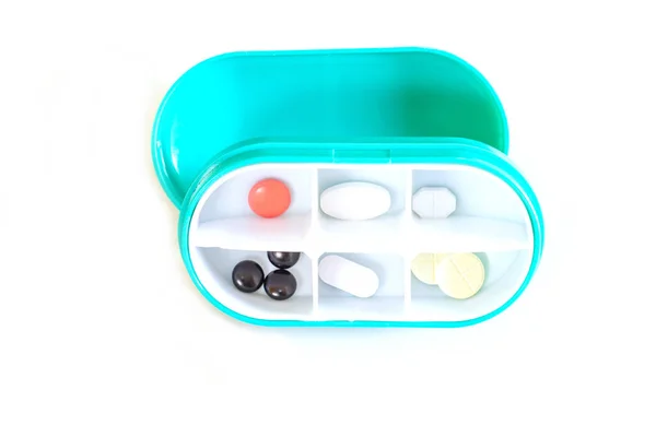 Caja de medicina y medicina — Foto de Stock