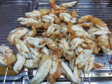 Taze Kızarmış kalamar yumurta